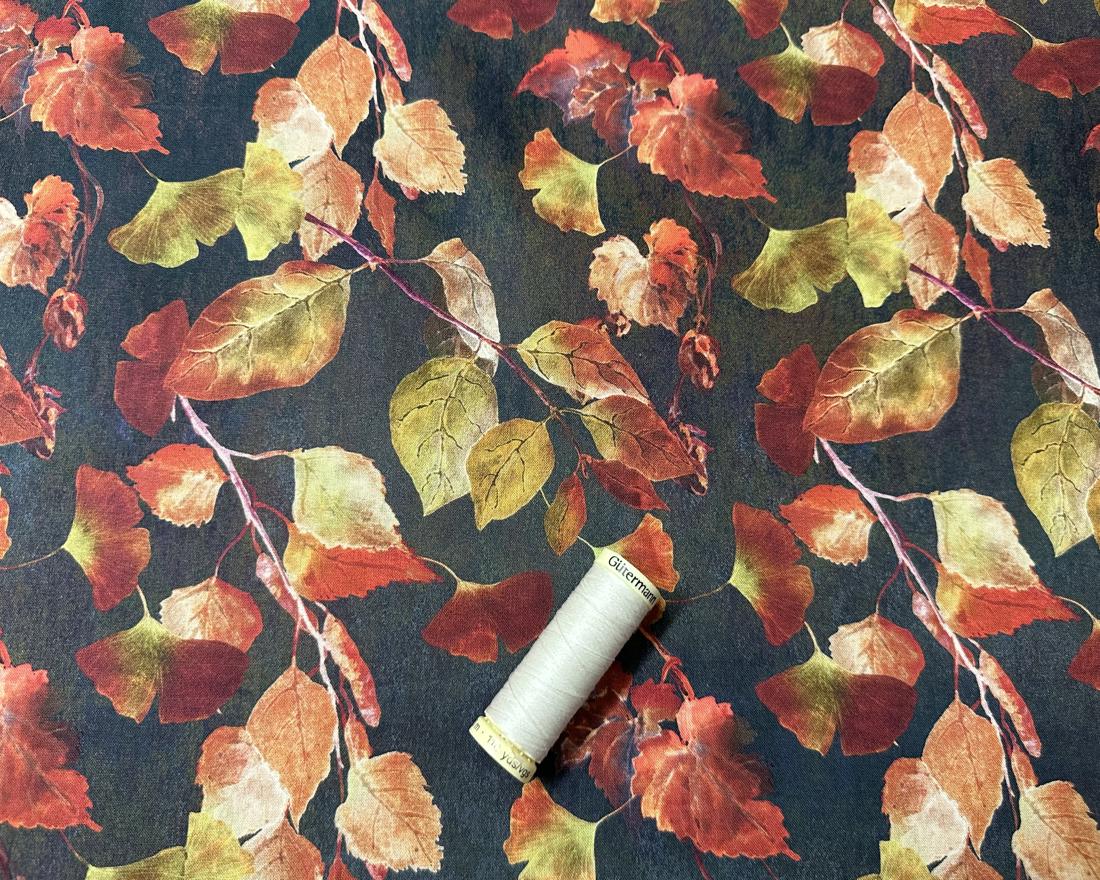 Reflections of Autumn II by Jason Yenter for In The Beginning Fabrics Ginkgo 100% Cotton