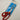 Milward left handed tailors scissors with red ergonomic plastic handles and stainless steel blades in packaging
