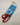 Milward left handed tailors scissors with red ergonomic plastic handles and stainless steel blades in packaging