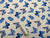 Butterflies on a Ivory Background Poly Cotton