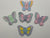 Pastel Butterflies 2 Sew on Lace Embroidered Fabric Motif