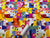 Happy Bugs Bright Multi Colors 100% Cotton Digital Print