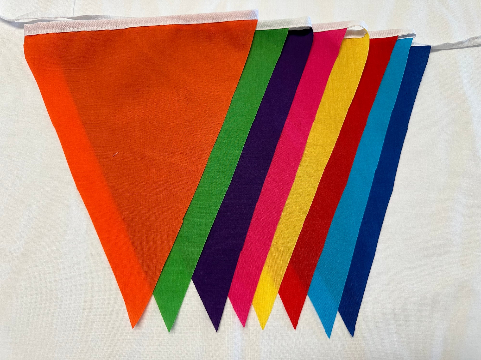 Basic Bunting Bright Colorful Flags