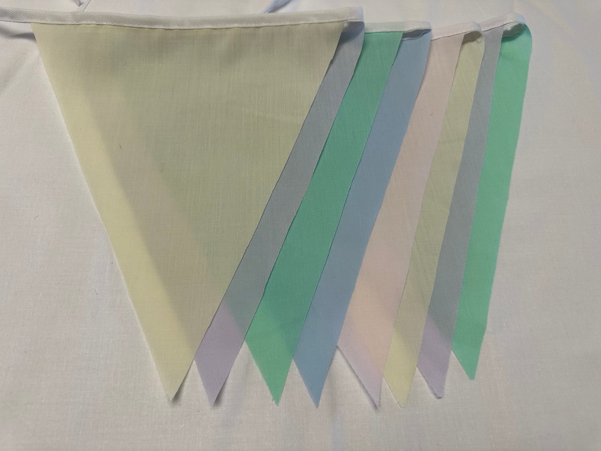 Basic Bunting Pastel Color Flags