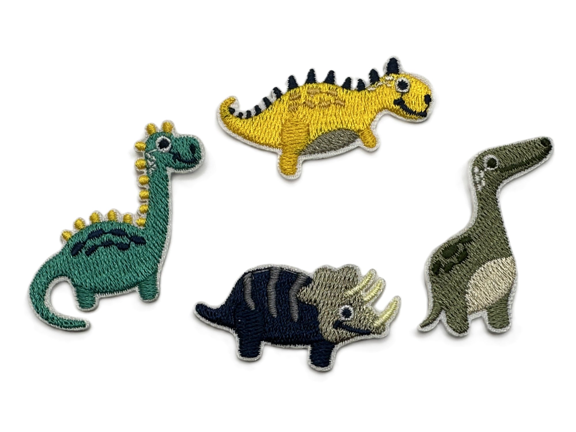 Dinosaurs Cute Design 6 Iron On or Sew on Embroidered Fabric Motif