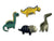 Dinosaurs Cute Design 6 Iron On or Sew on Embroidered Fabric Motif
