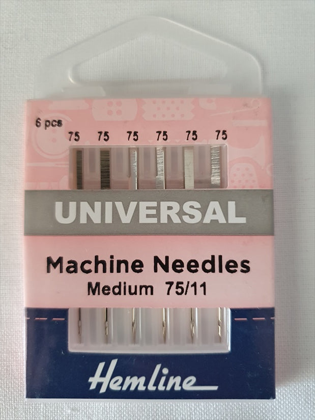 Hemline Medium Machine Needles 75/11