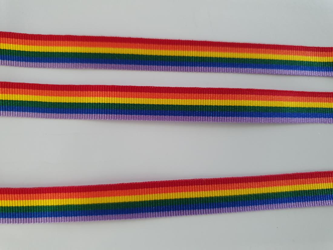 Rainbow Grosgrain Ribbon 10mm by Berisfords