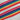 Bright Rainbow Webbing Cotton Acrylic Mix 40mm wide