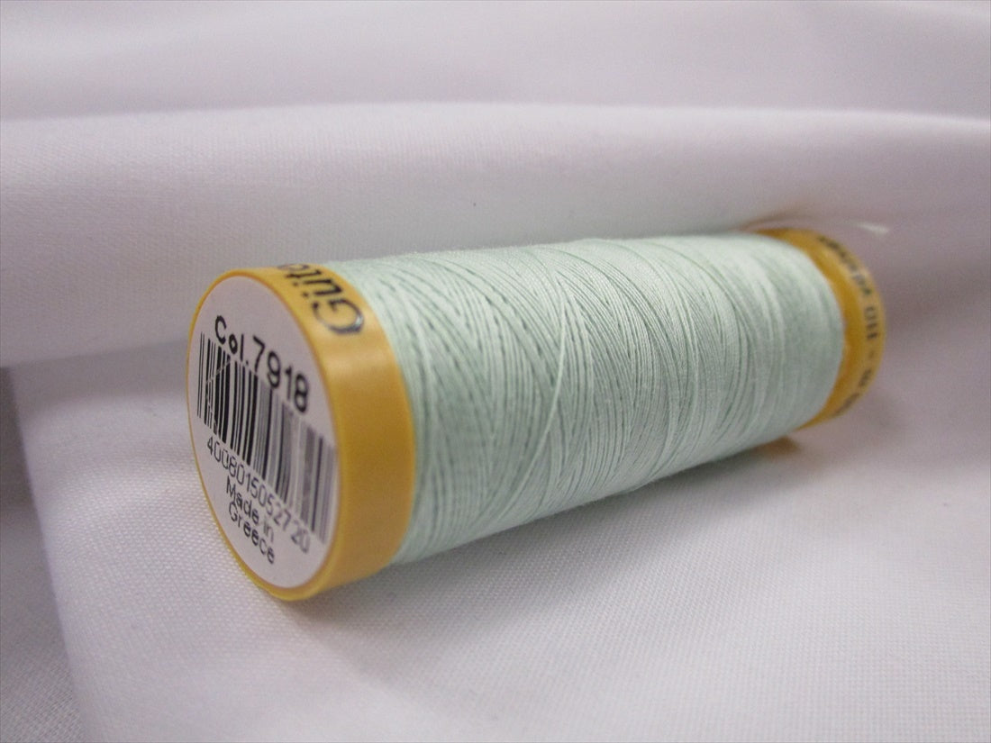 Gutermann 7918 Mint Natural Cotton Sewing Thread