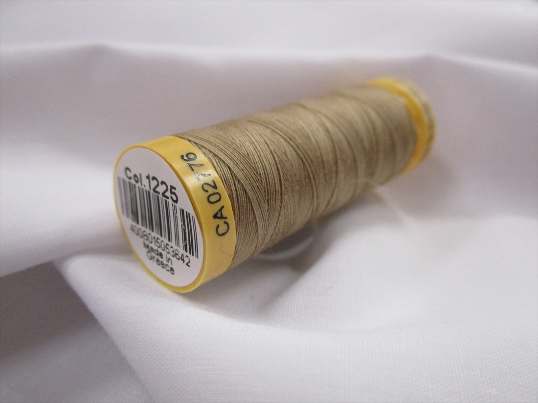 Gutermann 1225 Dark Beige Natural Cotton Sewing Thread