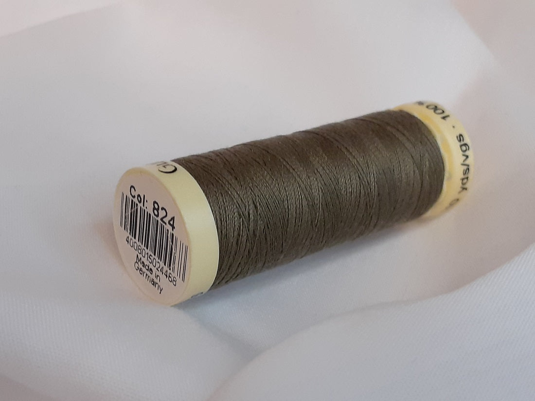 Gutermann 824 Khaki Green Sew All Thread