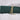 Plain bottle green 100% cotton fabric folded and tied with twine on white background