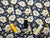 Arles Sunflowers Large Flower on a Navy Background 100% Cotton