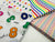 Multi Color Numbers Polka Dots Stripes & Spots Fat Quarter Bundle Poly Cotton