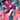 Unicorns & Metallic Stars on a Multi Color Background  100% Cotton