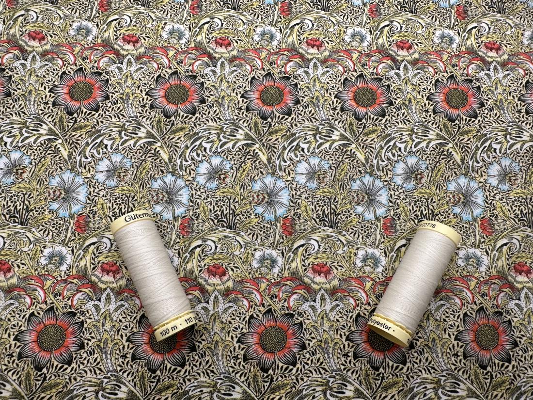 William Morris Corncockle Digitally Printed 100% Cotton Fabric