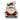 Christmas Happy Santa Iron On or Sew on Embroidered Fabric Motif
