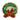 Christmas Wreath Iron On or Sew on Embroidered Fabric Motif