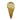 Ice Cream Cone Iron On or Sew on Embroidered Fabric Motif