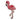Sequin Flamingo Iron On or Sew on Embroidered Fabric Motif 10cm x 6cm