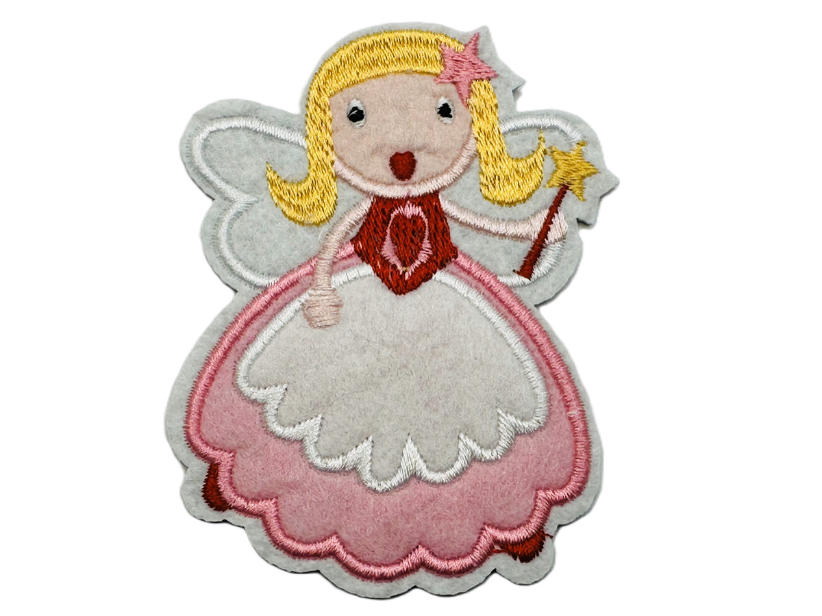 Princess Sew on or Stick on Embroidered Fabric Motif 7.5cm x 10cm