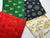 Christmas Metallic Mix Fat Quarter Bundle 100% Cotton