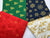 Christmas Metallic Mix Fat Quarter Bundle 100% Cotton