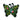 Colorful Butterfly Lime Green Iron On or Sew on Embroidered Fabric Motif