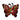 Colorful Butterfly Red Iron On or Sew on Embroidered Fabric Motif