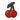 Cherries Iron On or Sew on Embroidered Fabric Motif