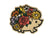 Hedgehog Flowers Iron On or Sew on Embroidered Fabric Motif