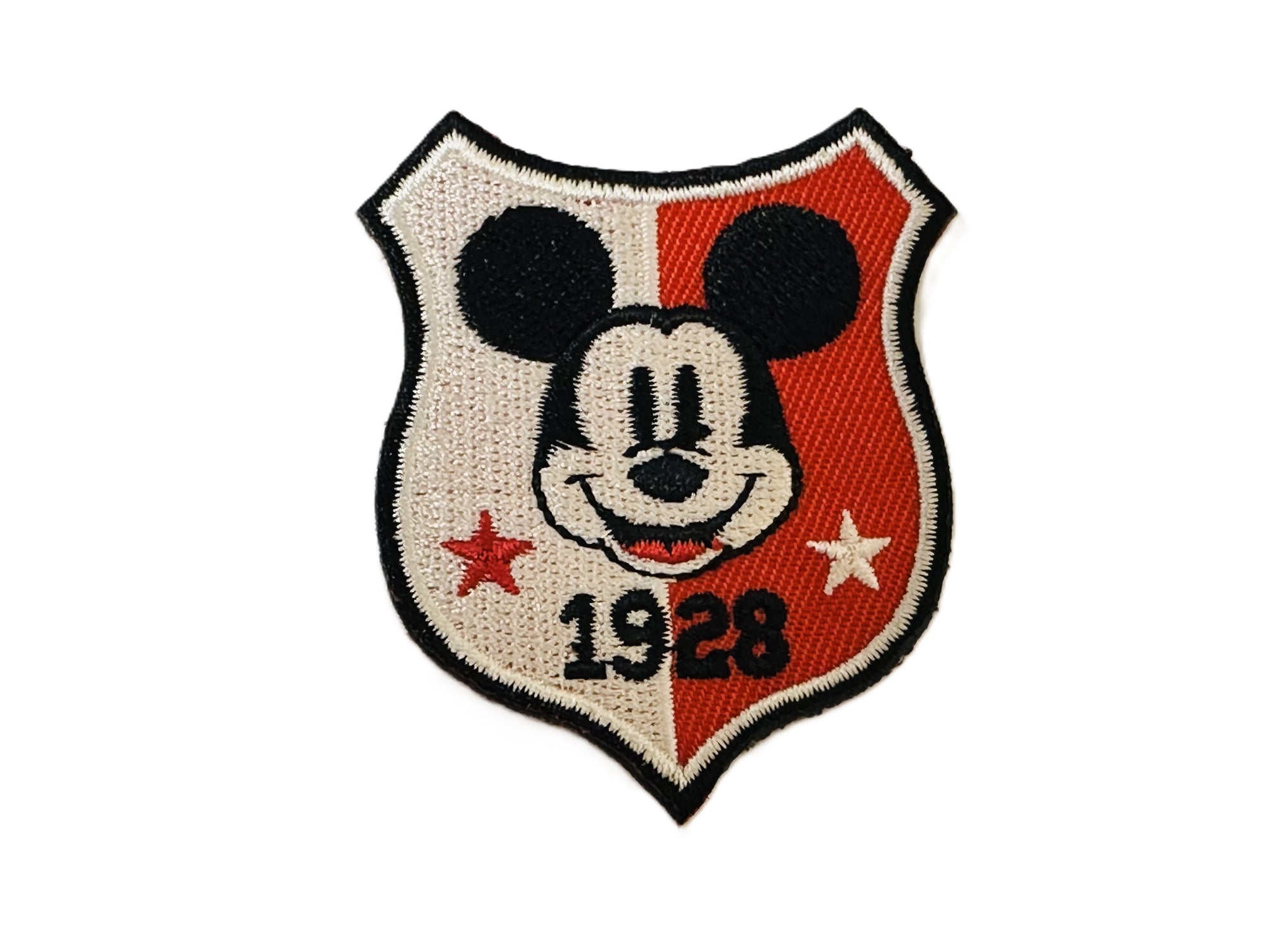 Mickey Mouse 1928 Iron On or Sew on Embroidered Fabric Motif