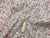 Floral Ditsy Print Pink on White Poly Cotton