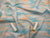Blurred Stripe Pastel Mix Turquoise 100% Cotton