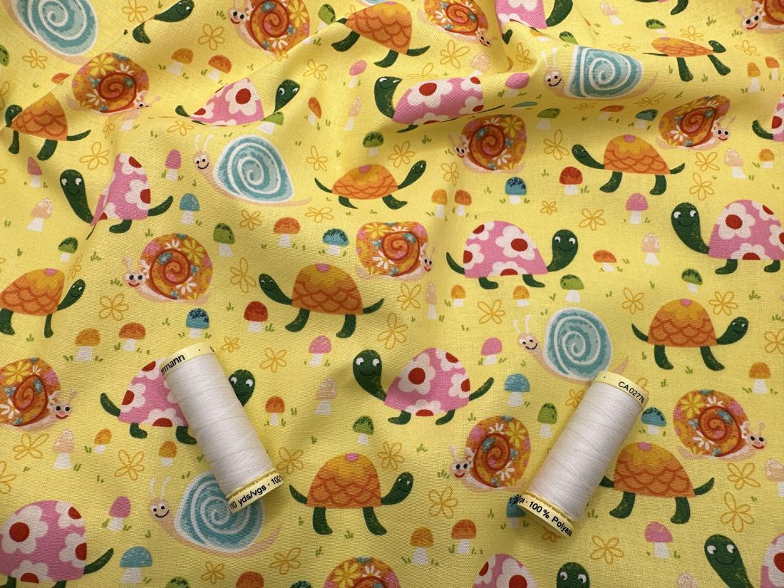 Susie Sunshine by Amanda McGee for 3 Wishes Take It Easy 100% Premium Cotton