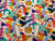 Rainbow Rhythm by Lisa Perry for 3 Wishes Rhythmic Doodles 100% Premium Cotton
