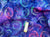 Batik Swirly Pattern Purple 100% Cotton&
