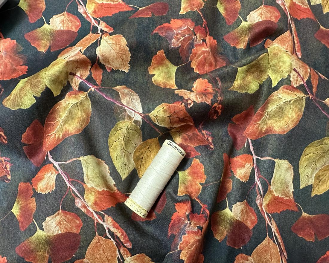 Reflections of Autumn II by Jason Yenter for In The Beginning Fabrics Ginkgo 100% Cotton