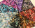 Beautiful Vine Leaf Batik  Digital Prints Fat Quarter Bundle 5 100% Cotton