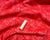 Textured Leaf Blender Red 100% Cotton
