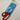 Milward left handed tailors scissors with red ergonomic plastic handles and stainless steel blades in packaging