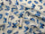 Butterflies on a Ivory Background Poly Cotton