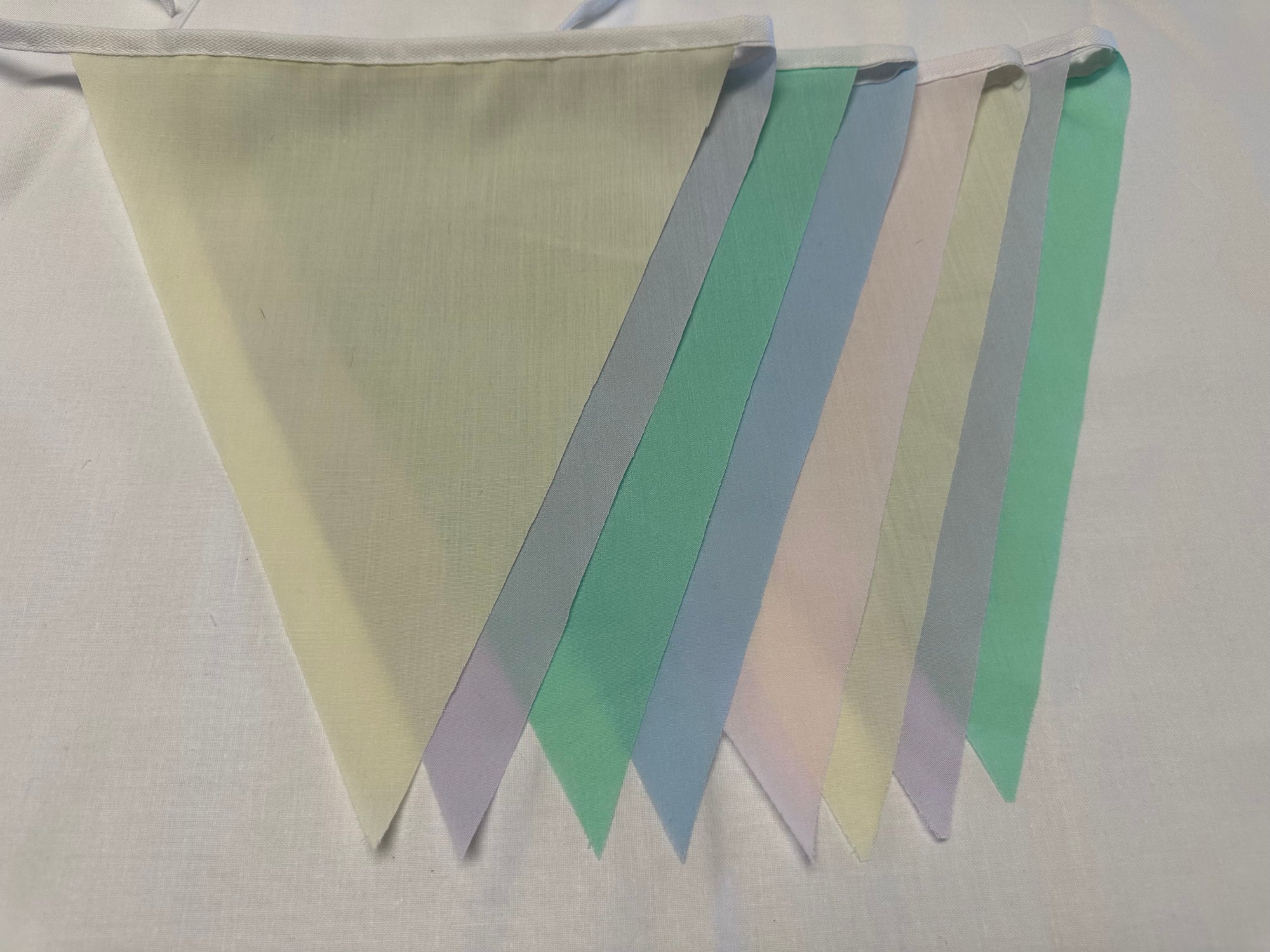 Basic Bunting Pastel Color Flags