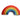 Rainbow Patch Iron On or Sew on Embroidered Fabric Motif