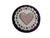 Heart Patch Iron On or Sew on Embroidered Fabric Motif