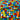 Fun & Games Big Dots Navy Multi by Northcott Fabrics Digitally Printed Premium 100% Cotton