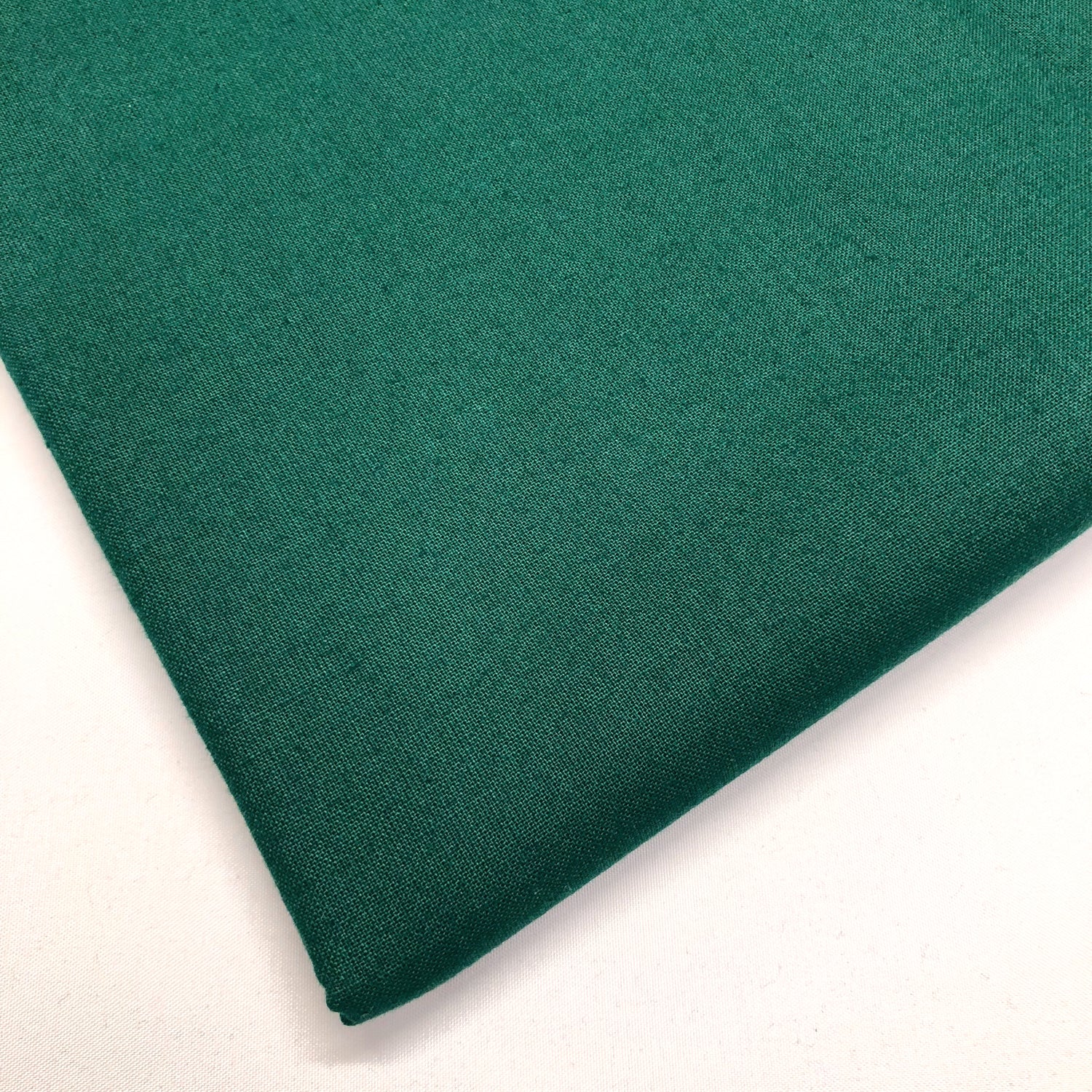 Plain Bottle Green 100% Cotton Fabric