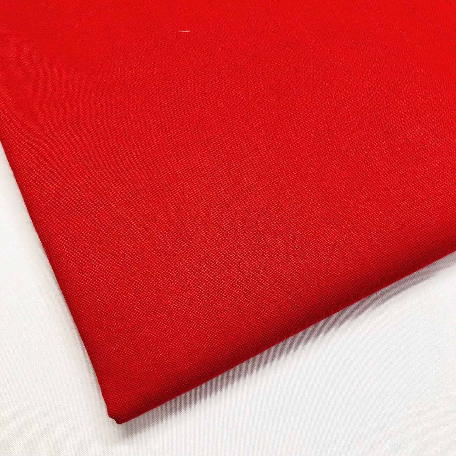 Plain Red 100% Cotton Fabric