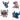 Cute Koala Characters 2 Blue & Pink Iron On or Sew on Embroidered Fabric Motifs